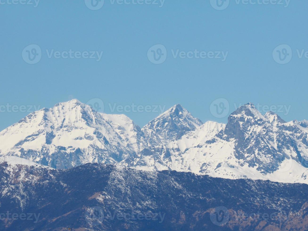 catena montuosa delle Alpi foto