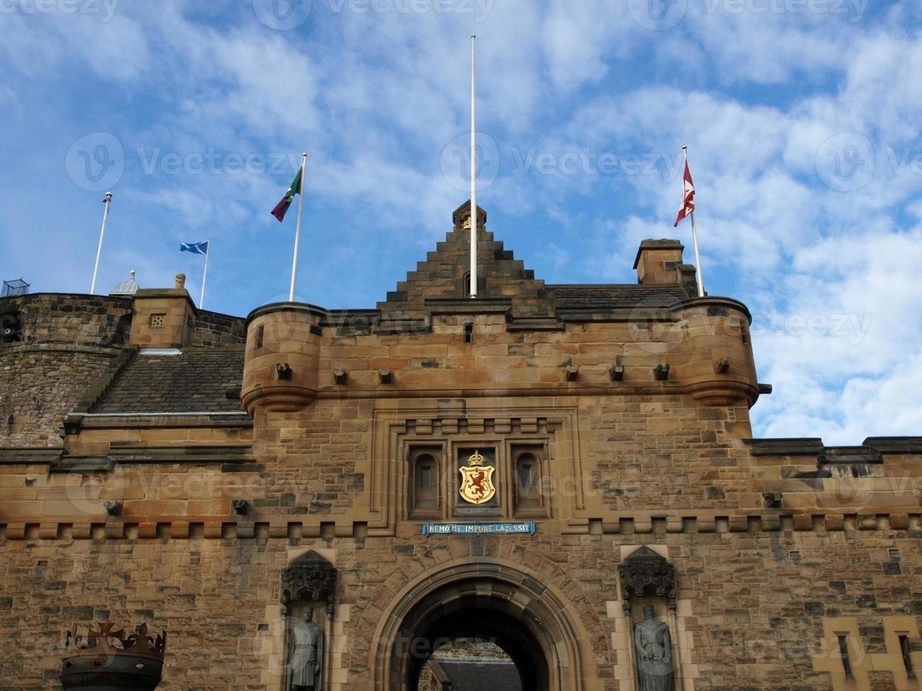 castello di edimburgo in scozia foto