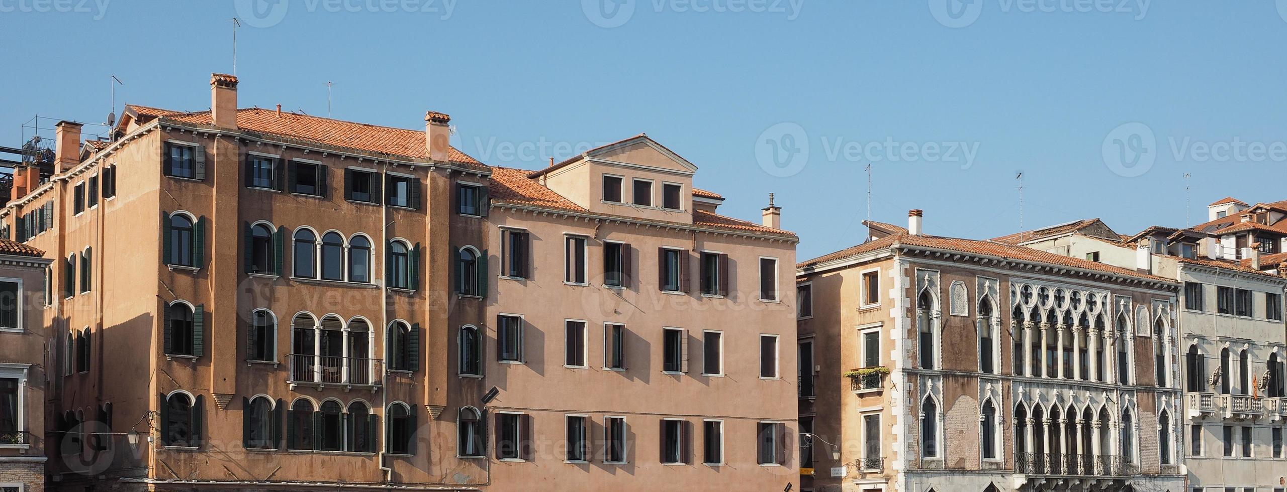 vista della città di venezia foto