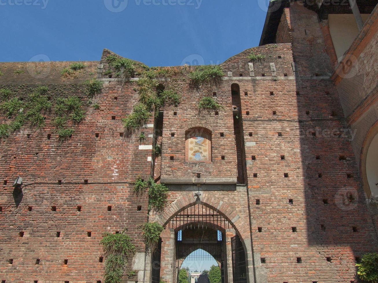 castello sforzesco, milano foto