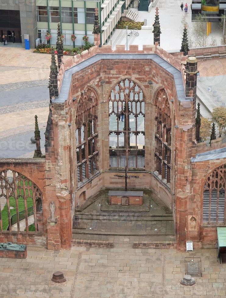 rovine della cattedrale di coventry foto