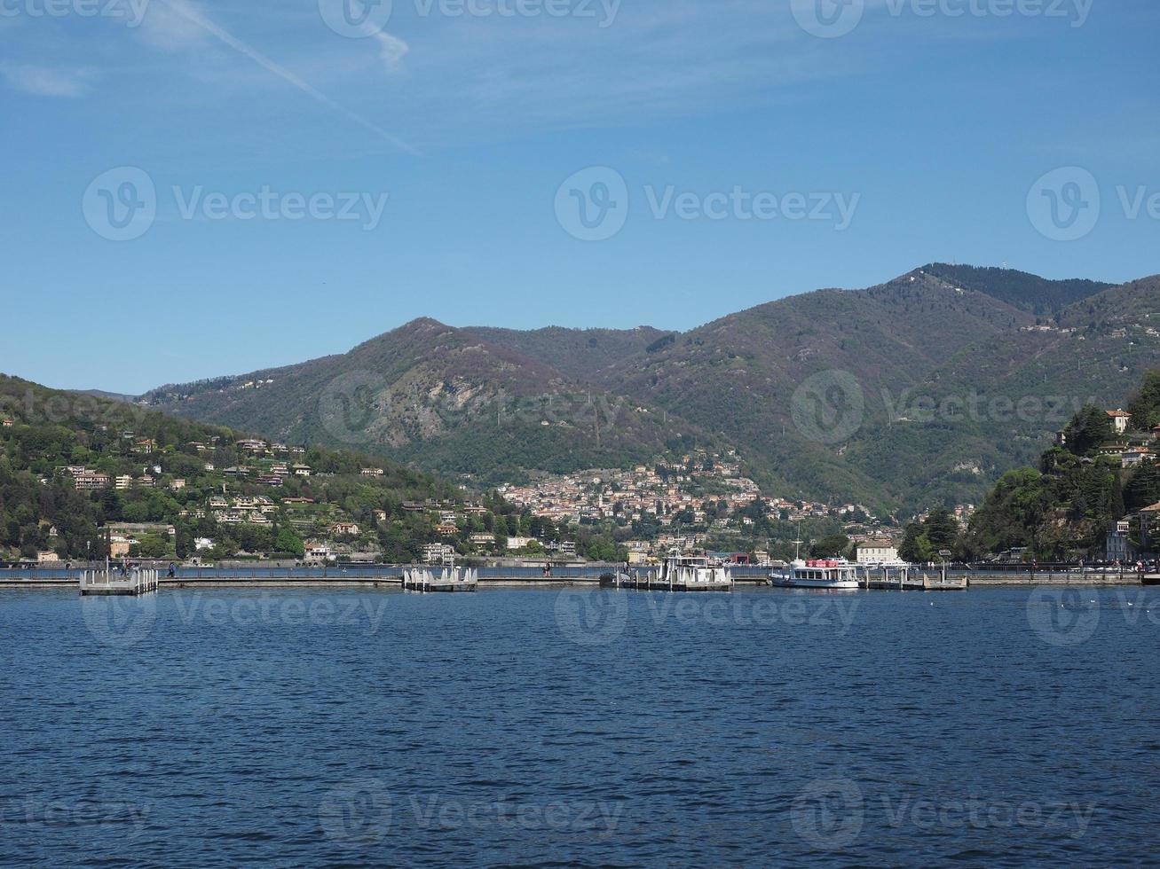 vista lago di como foto