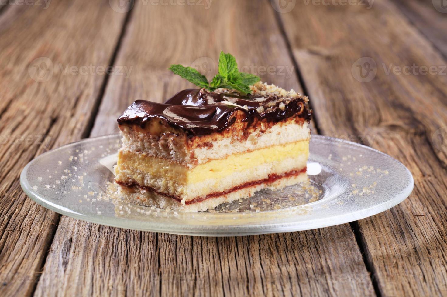 torta alla crema alla vaniglia foto