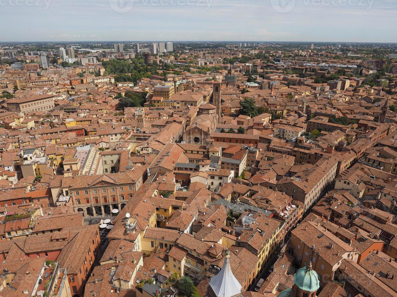 veduta aerea di bologna foto