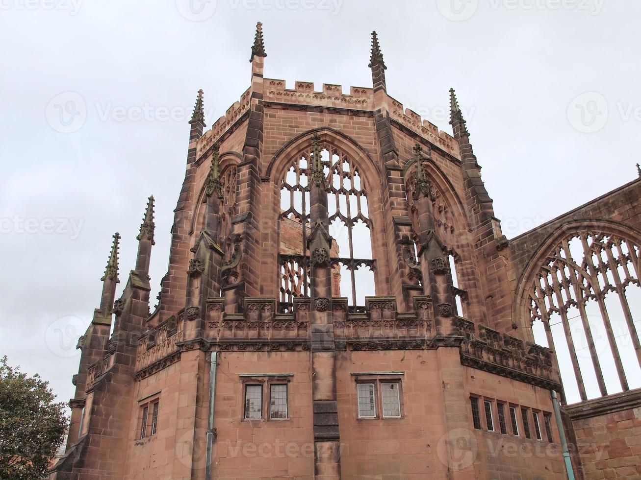 rovine della cattedrale di coventry foto