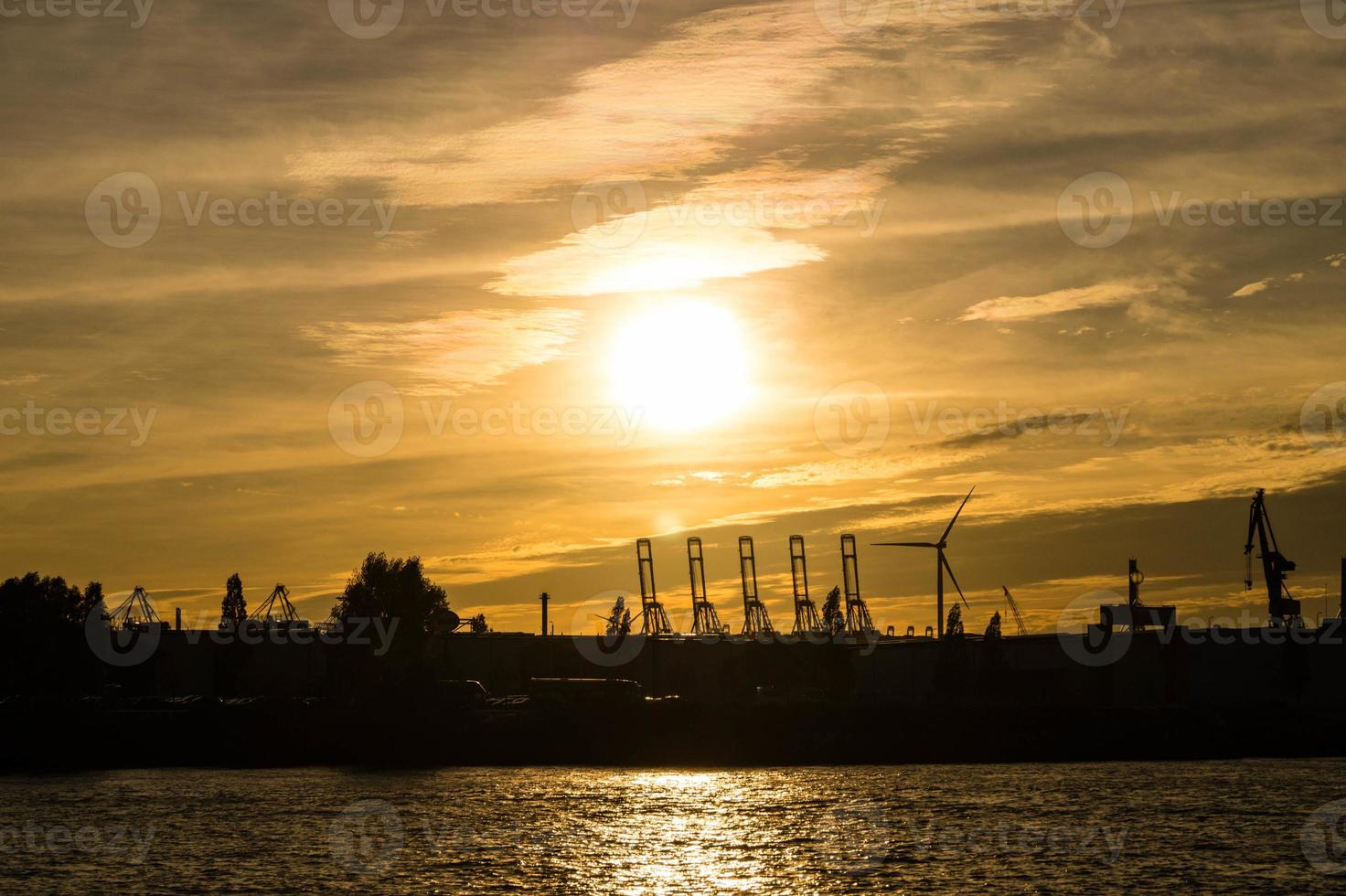 skyline di amburgo foto