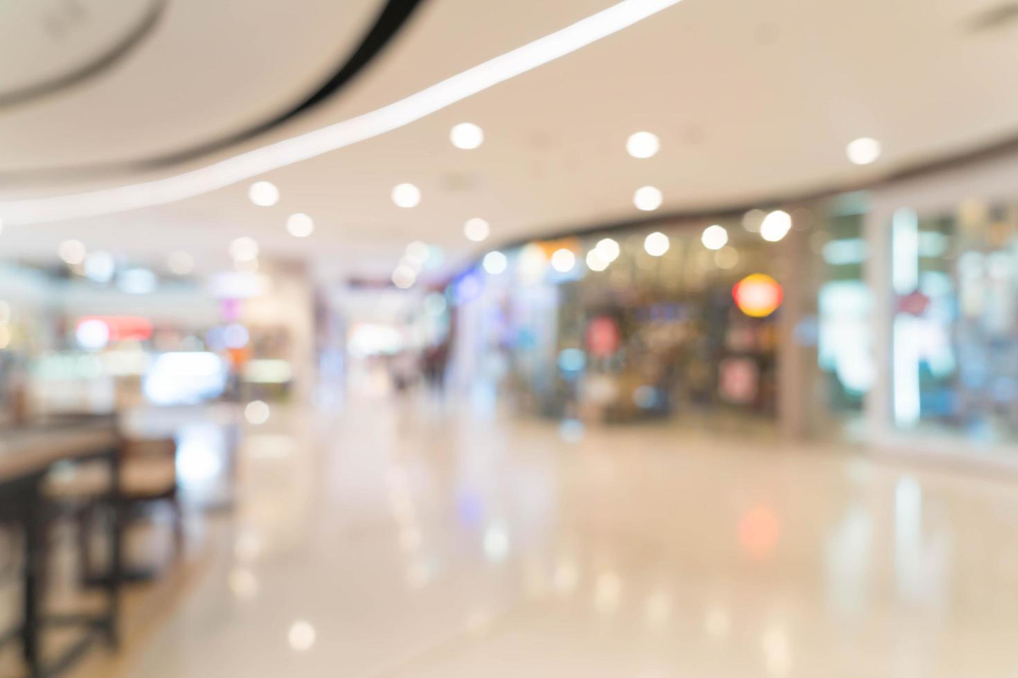 sfocatura astratta bellissimo centro commerciale di lusso foto