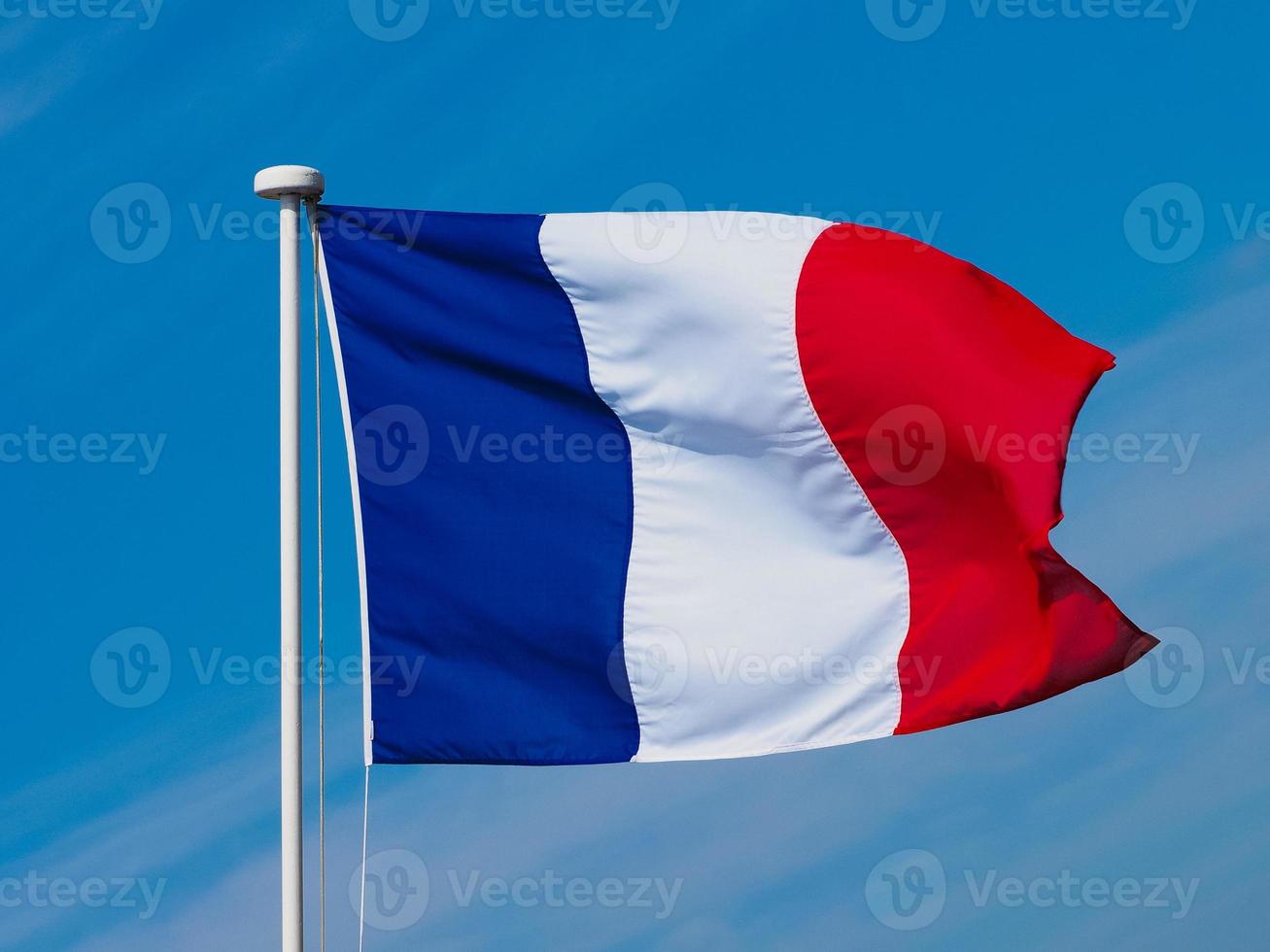 bandiera francese della francia foto