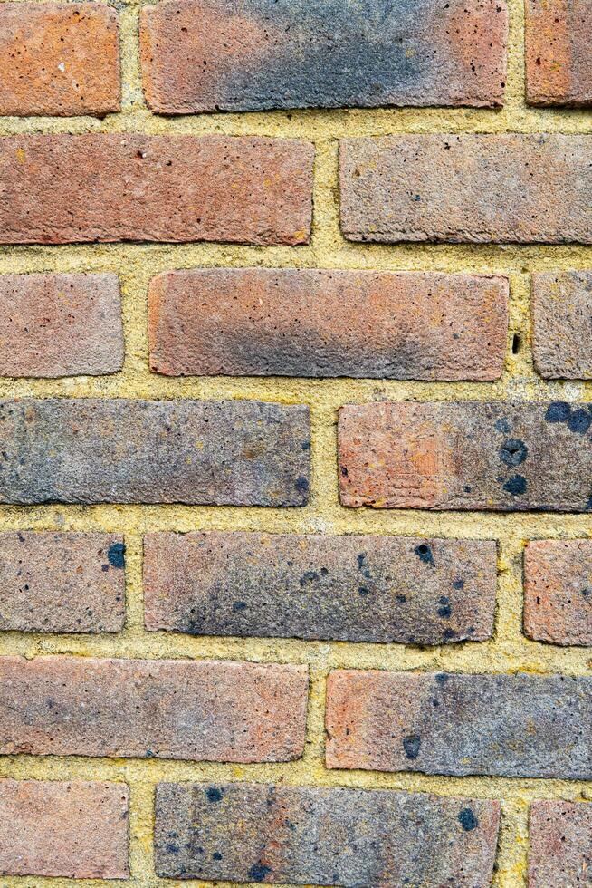 struttura sfondo di rosso mattone parete foto