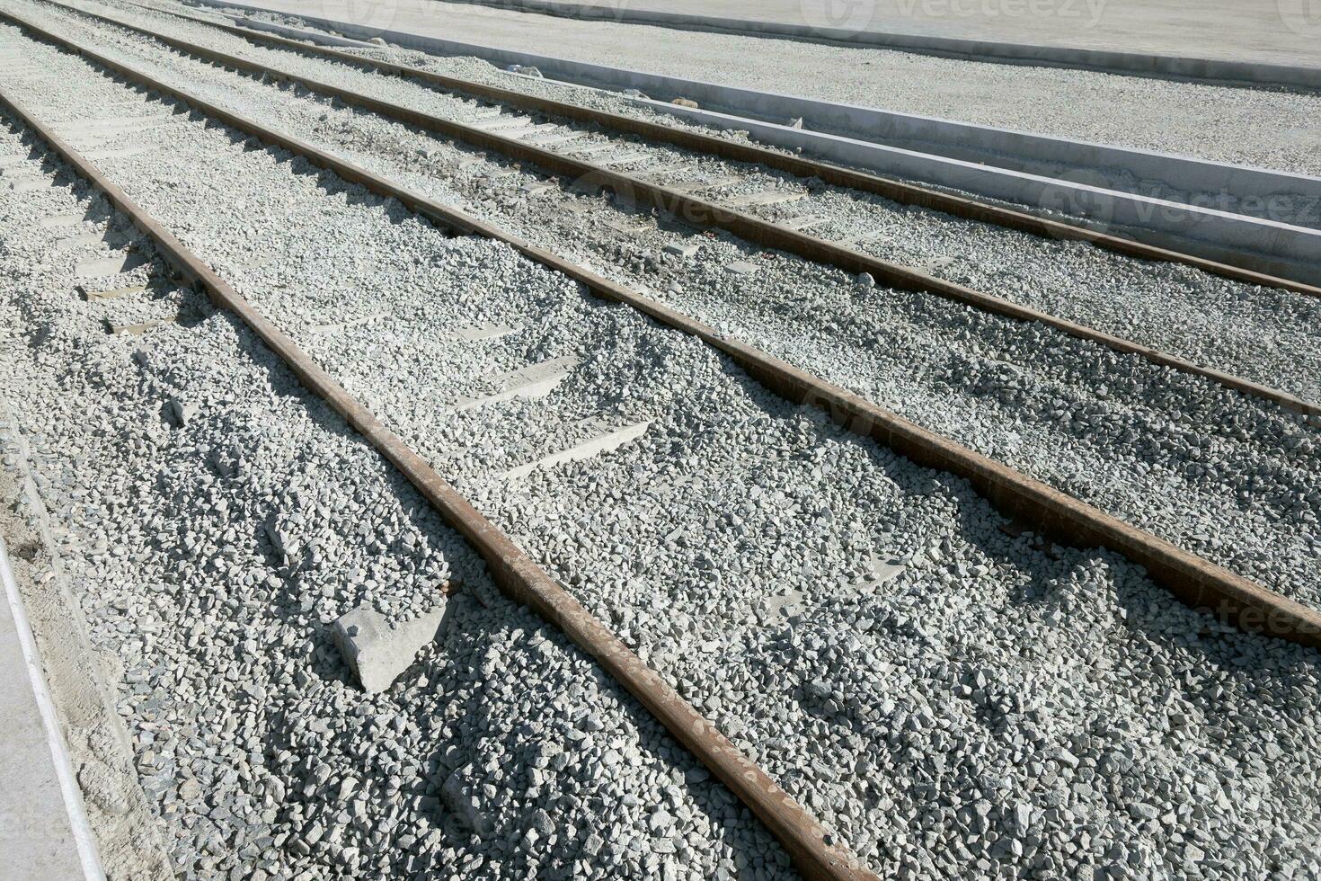 ferrovia brani su il costruzione luogo foto