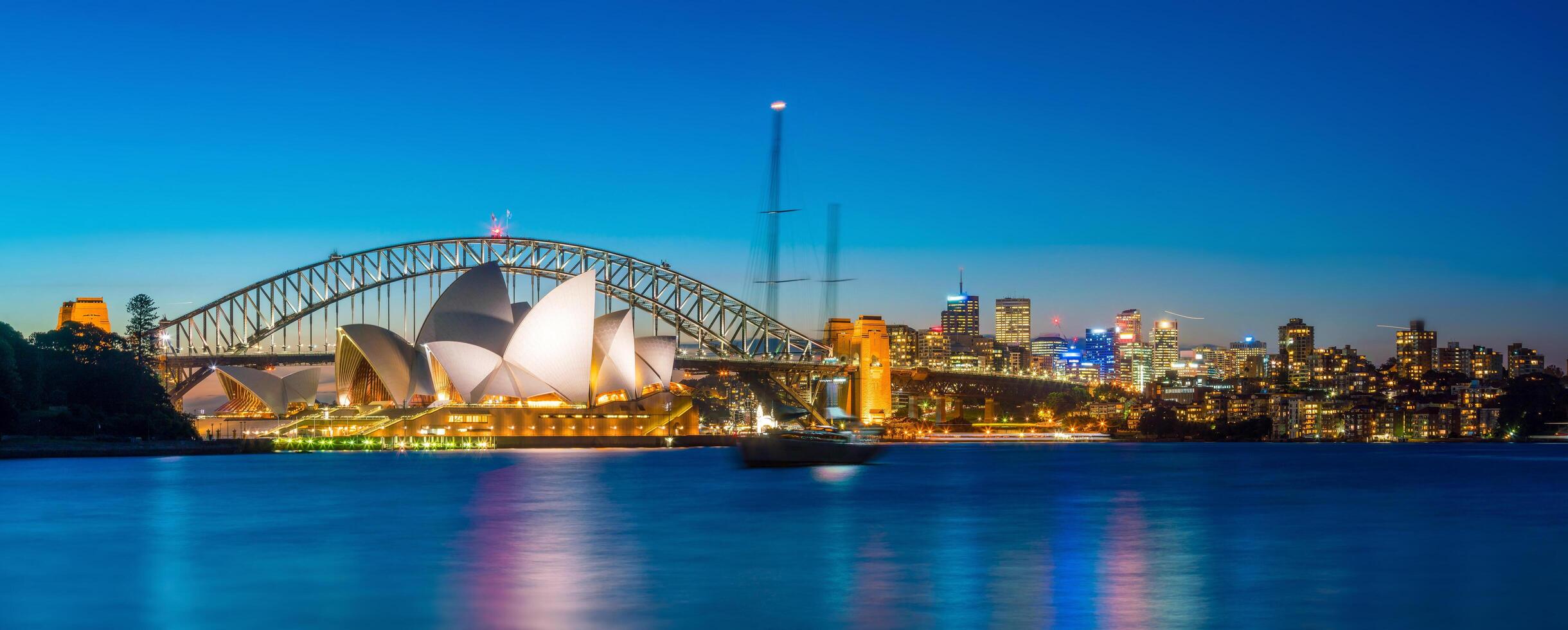 skyline del centro di sydney foto