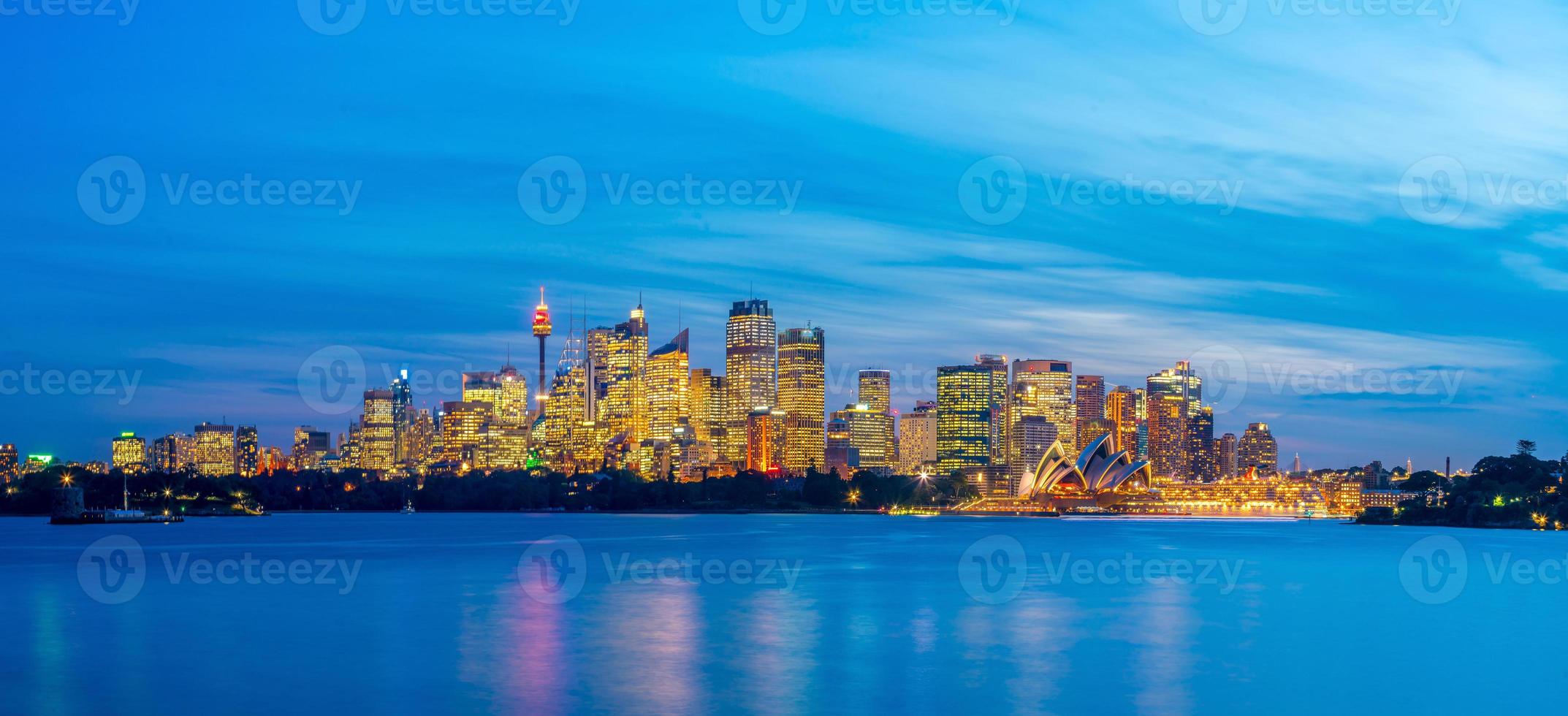 skyline del centro di sydney foto