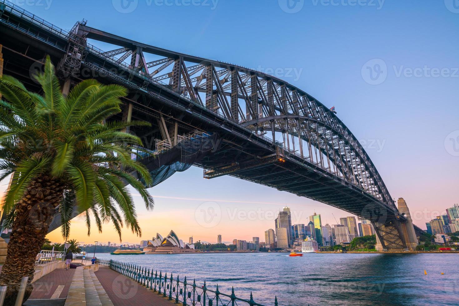 skyline del centro di sydney foto