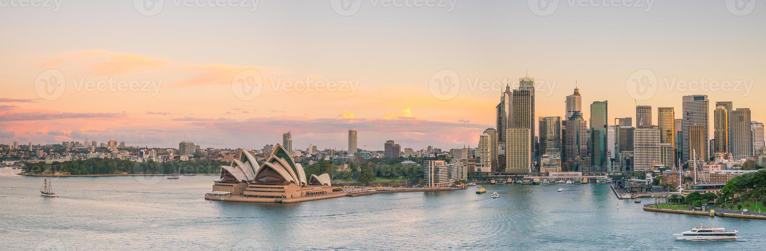 skyline del centro di sydney foto