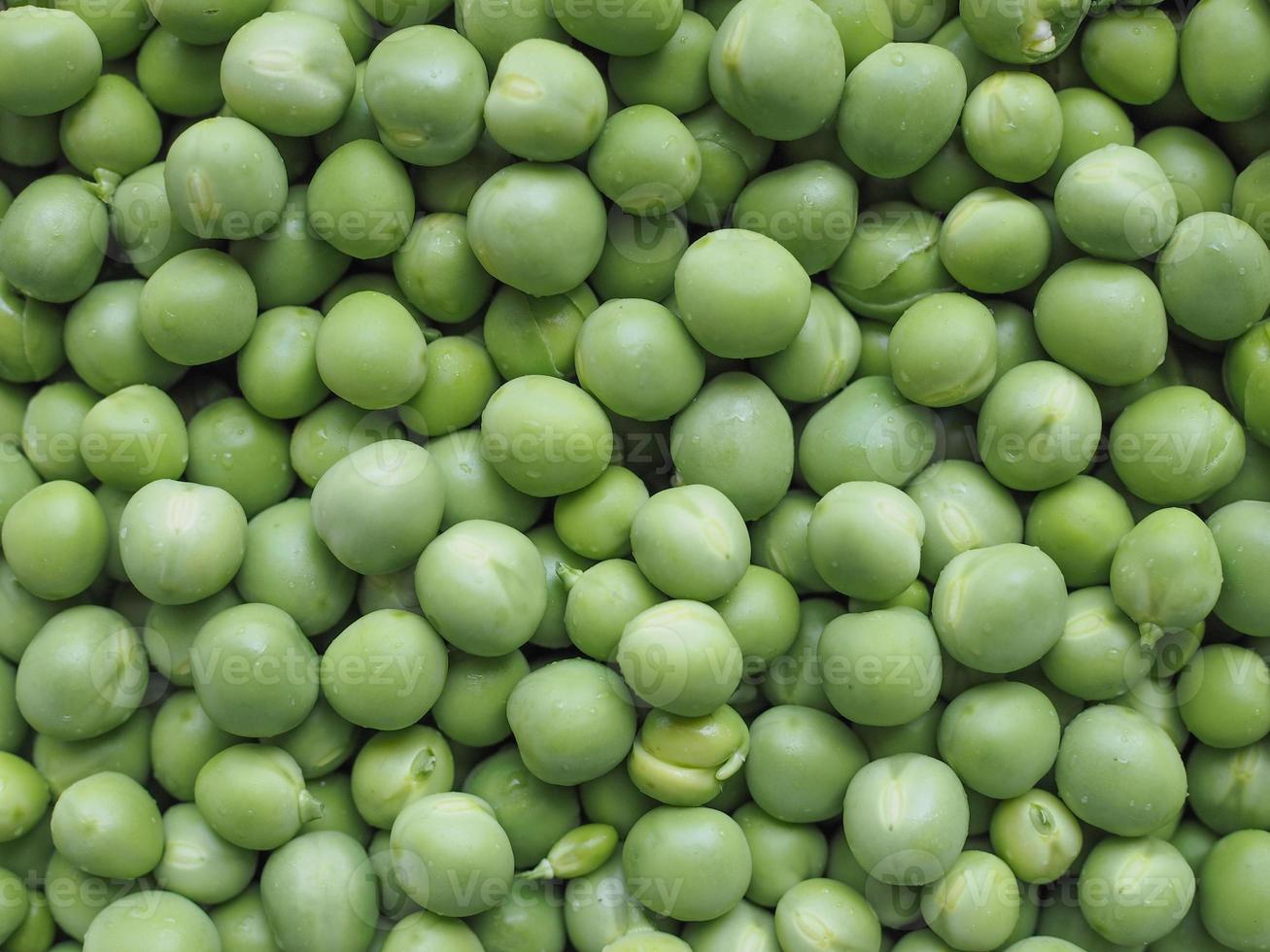 sfondo vegetale di piselli verdi foto