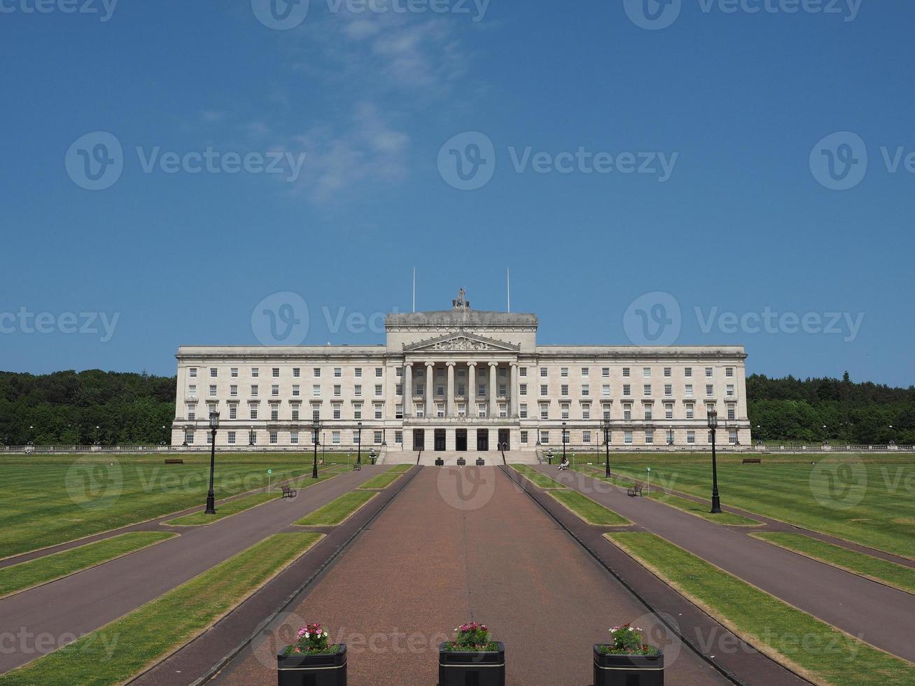 Stormont gli edifici del parlamento a Belfast foto