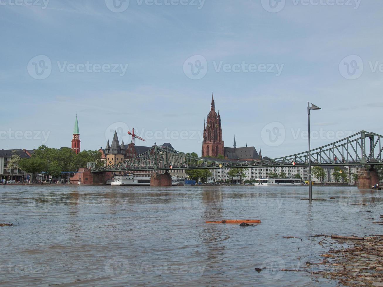 vista di francoforte, germania foto