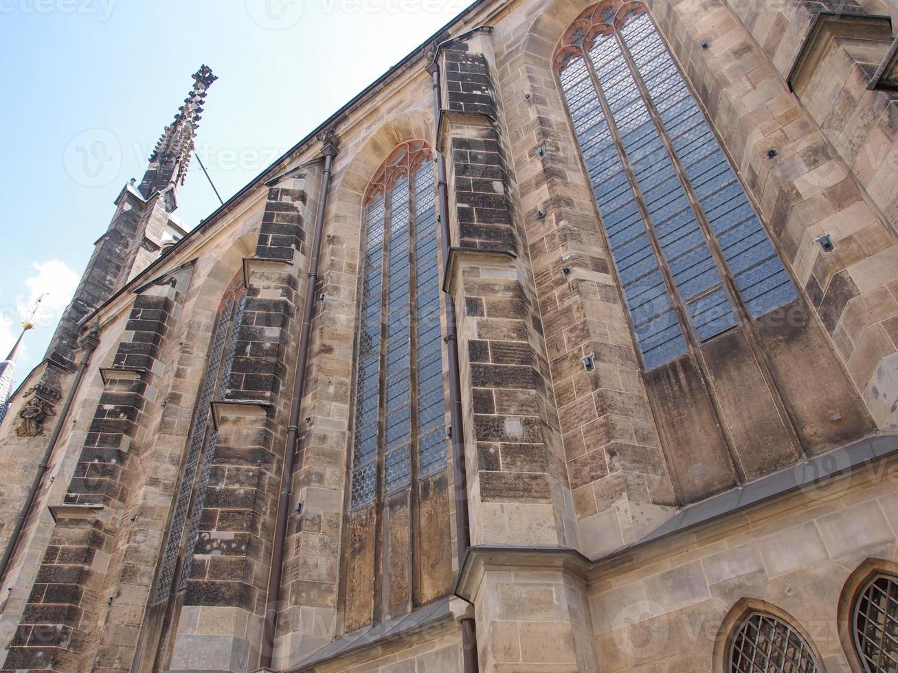 chiesa thomaskirche a Lipsia foto