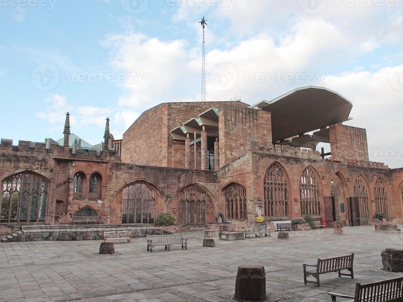 rovine della cattedrale di coventry foto