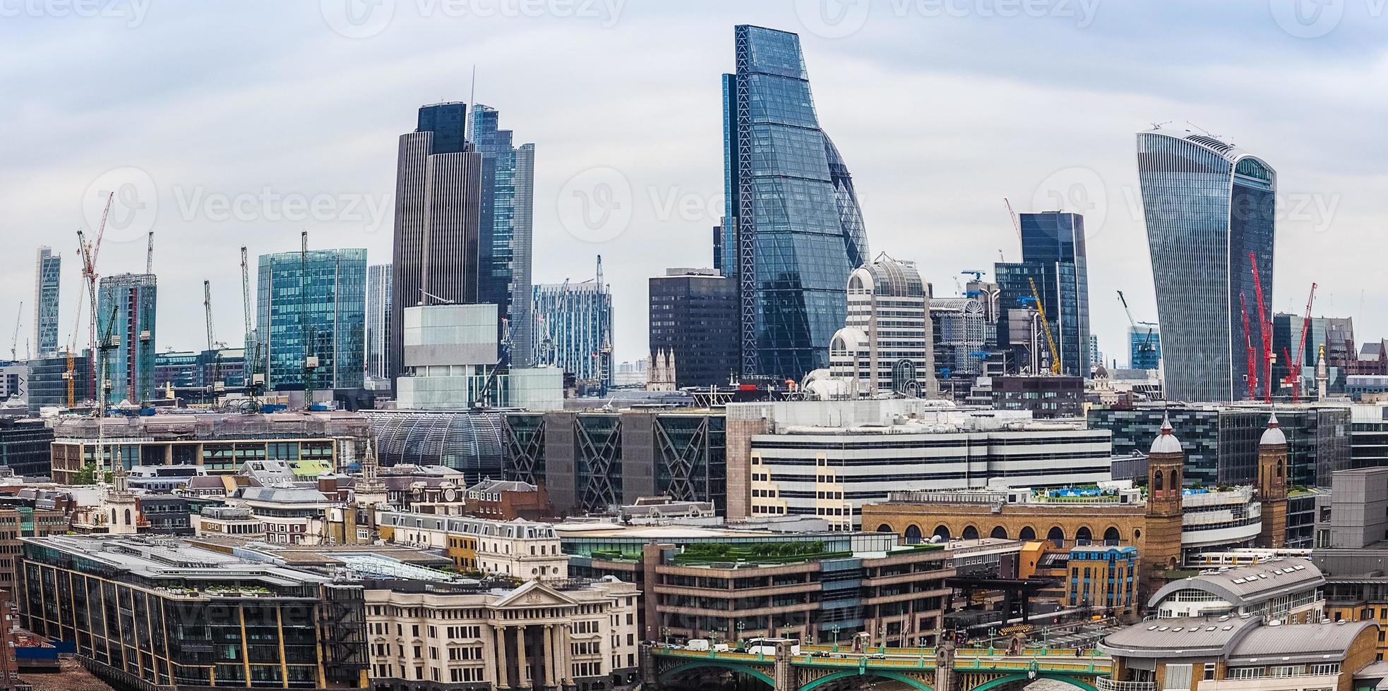 vista aerea di londra foto