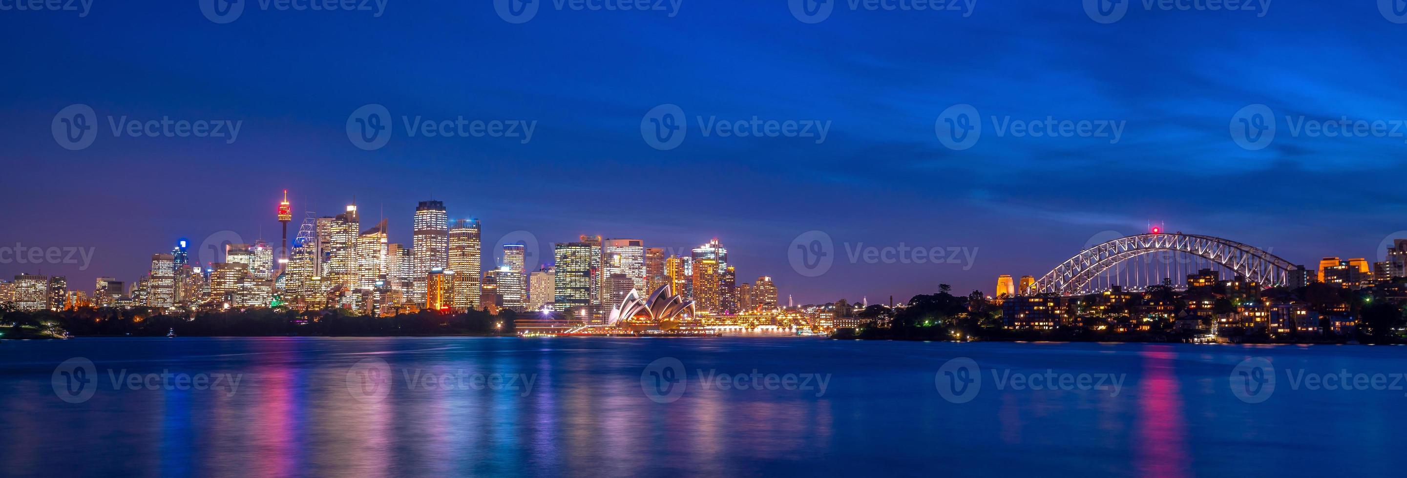 skyline del centro di sydney foto