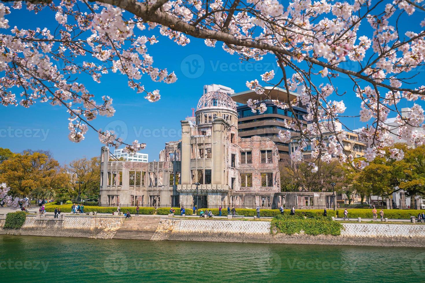 hiroshima giappone. sito del patrimonio mondiale dell'unesco foto