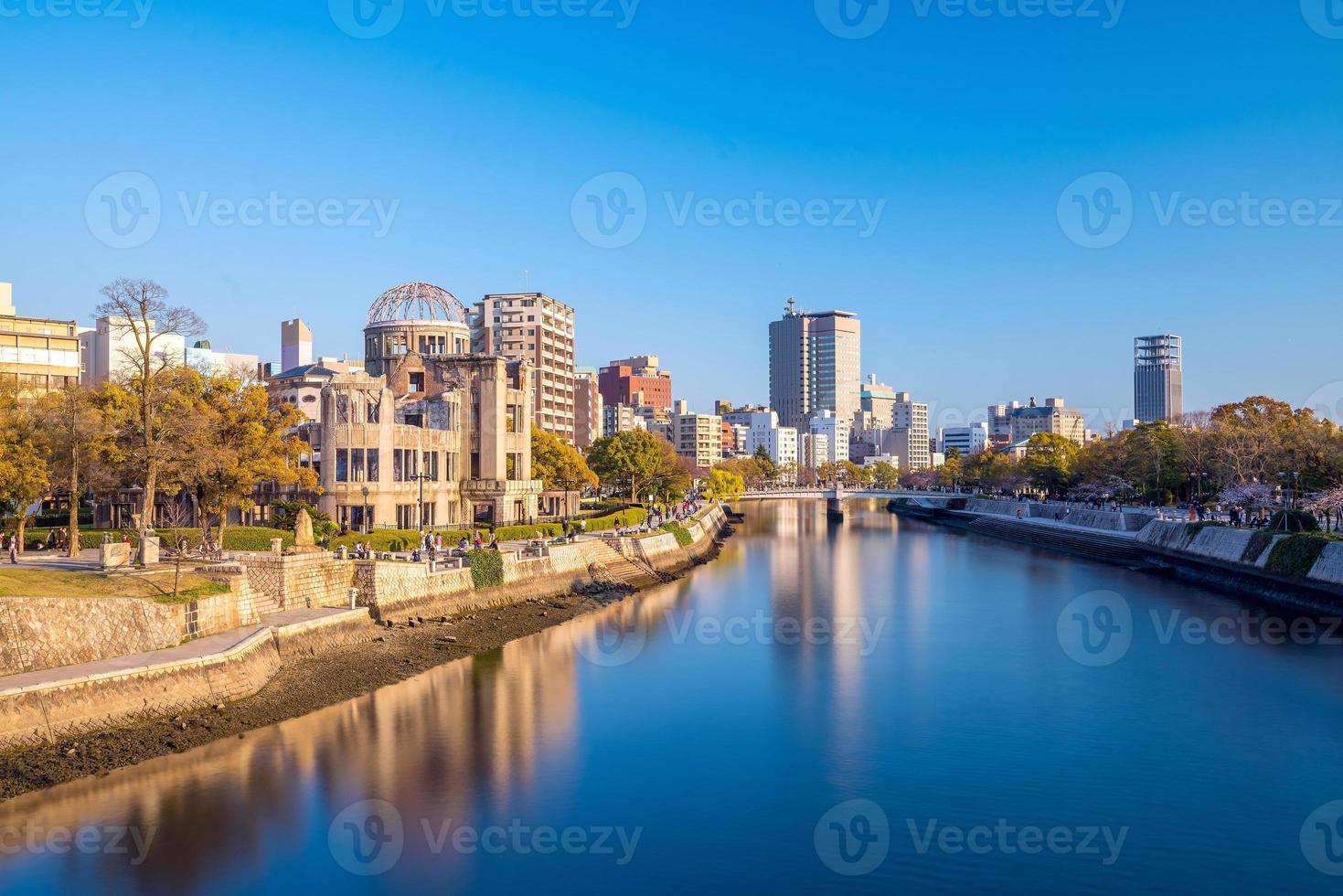 hiroshima giappone. sito del patrimonio mondiale dell'unesco foto