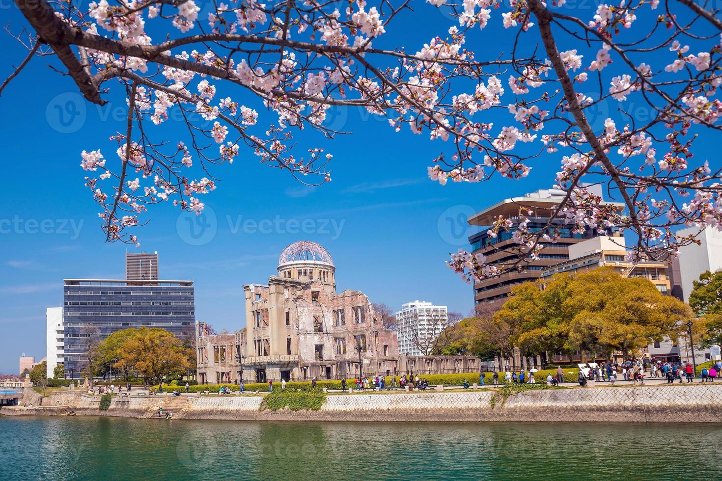 hiroshima giappone. sito del patrimonio mondiale dell'unesco foto