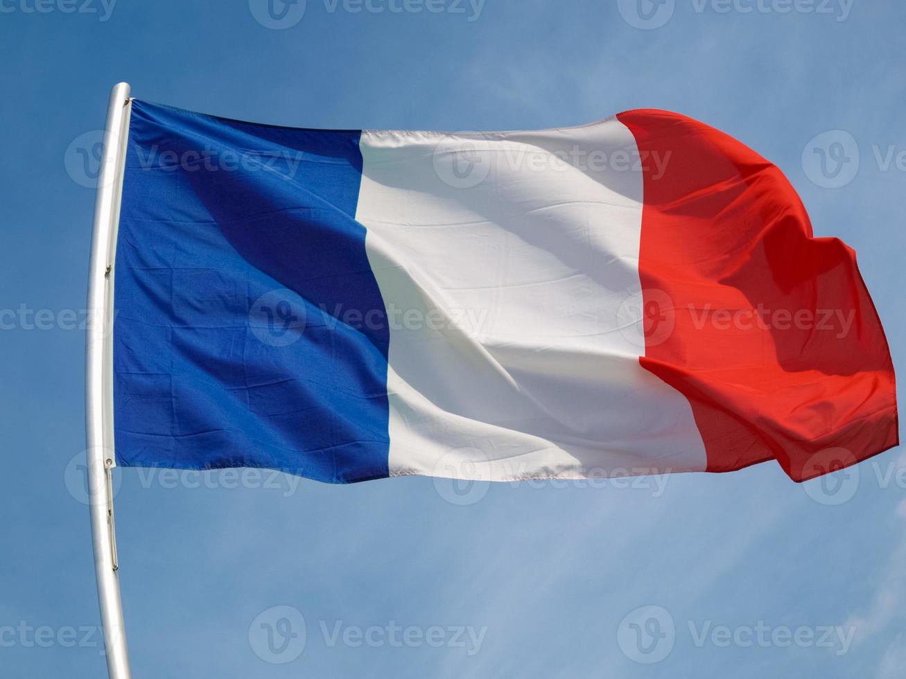 bandiera francese della francia foto