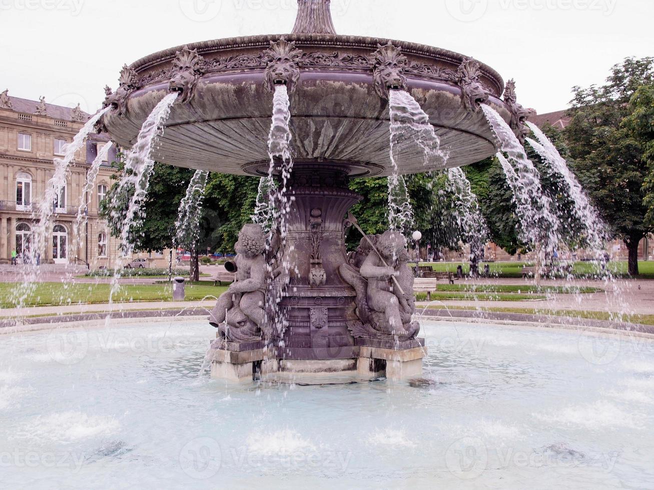 schlossplatz piazza del castello stoccarda foto