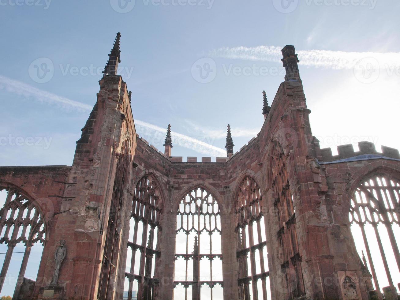 rovine della cattedrale di coventry foto