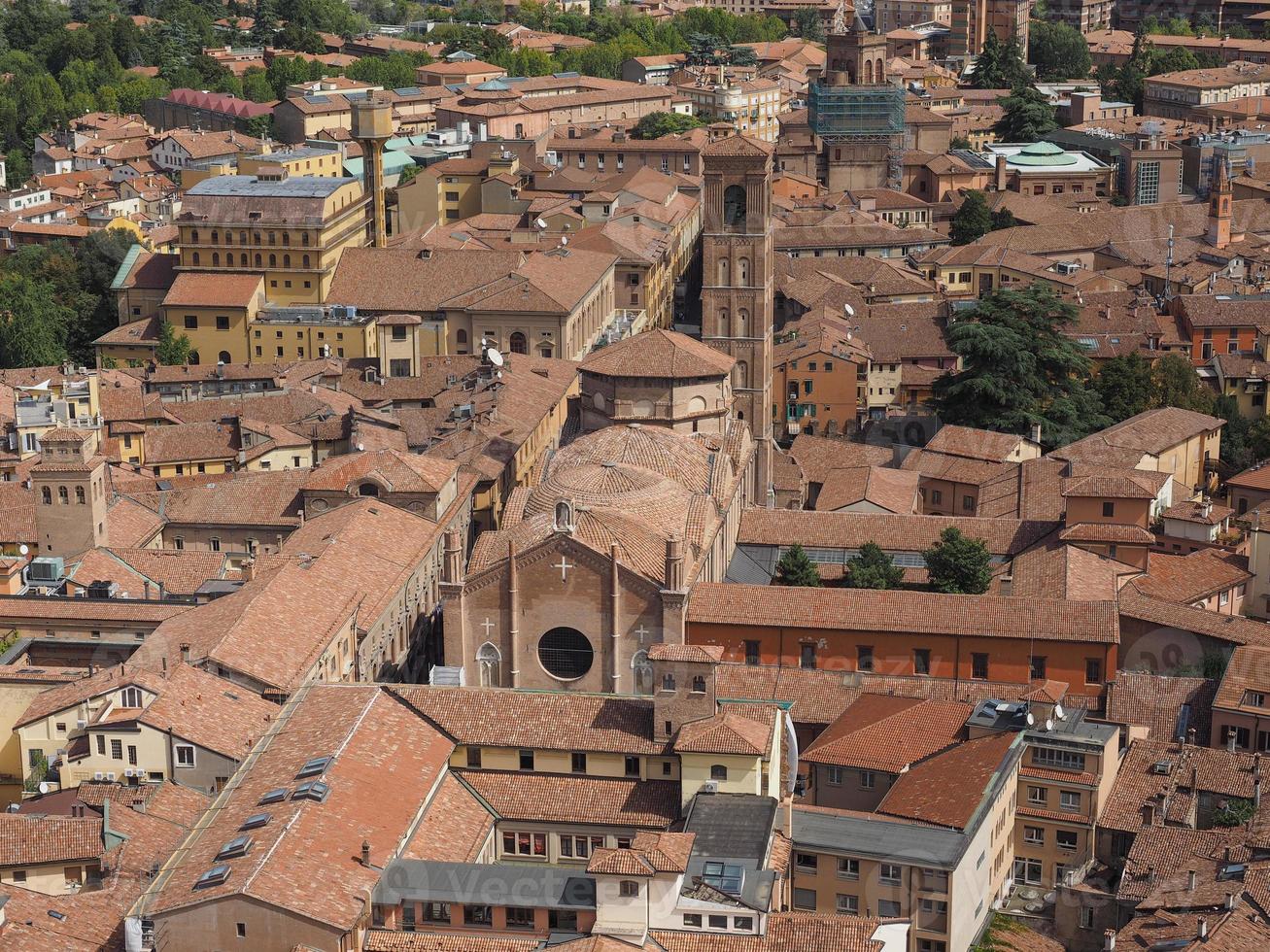 veduta aerea di bologna foto