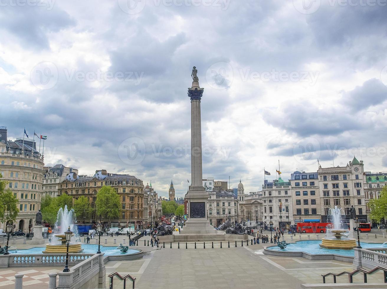 trafalgar square, londra foto