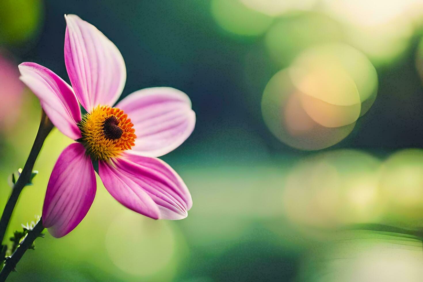 un' rosa fiore è nel il primo piano. ai-generato foto