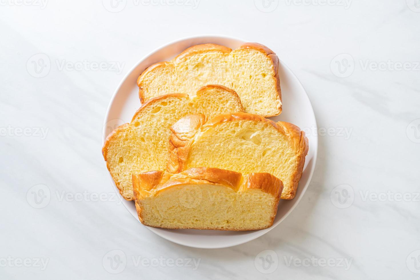 pane di patate dolci con caffè foto