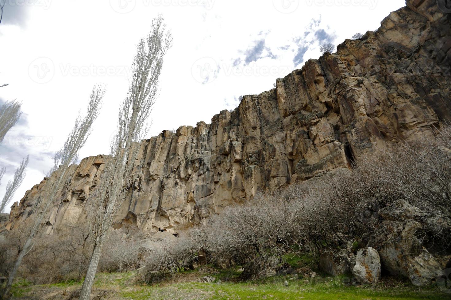 valle di ihlara, cappadocia, ex insediamento, turchia - cappadocia foto