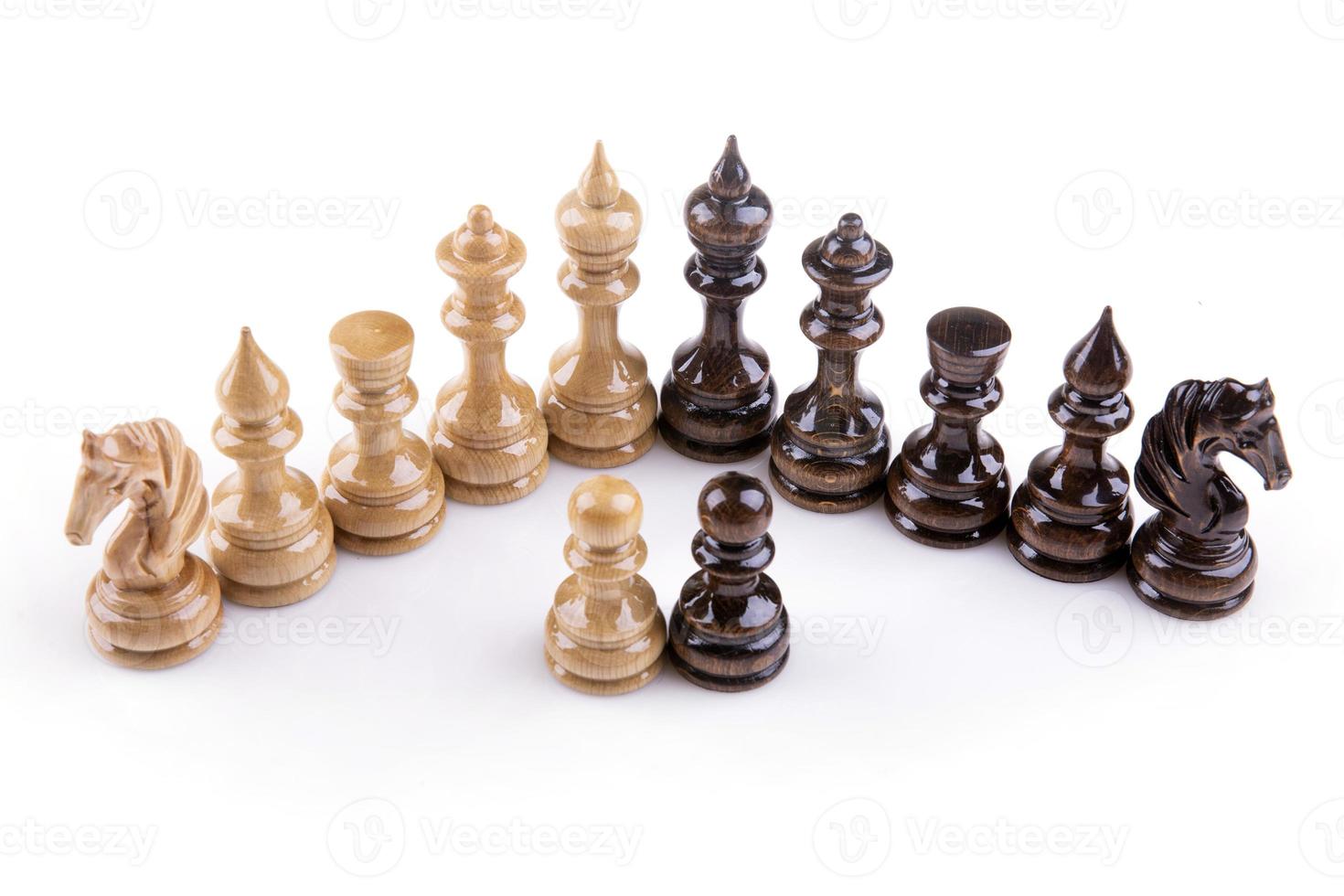gioco di scacchi. processo decisionale strategico foto