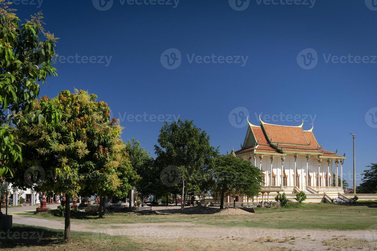 Wat svay andet pagoda kandal provincia vicino a Phnom Penh Cambogia foto