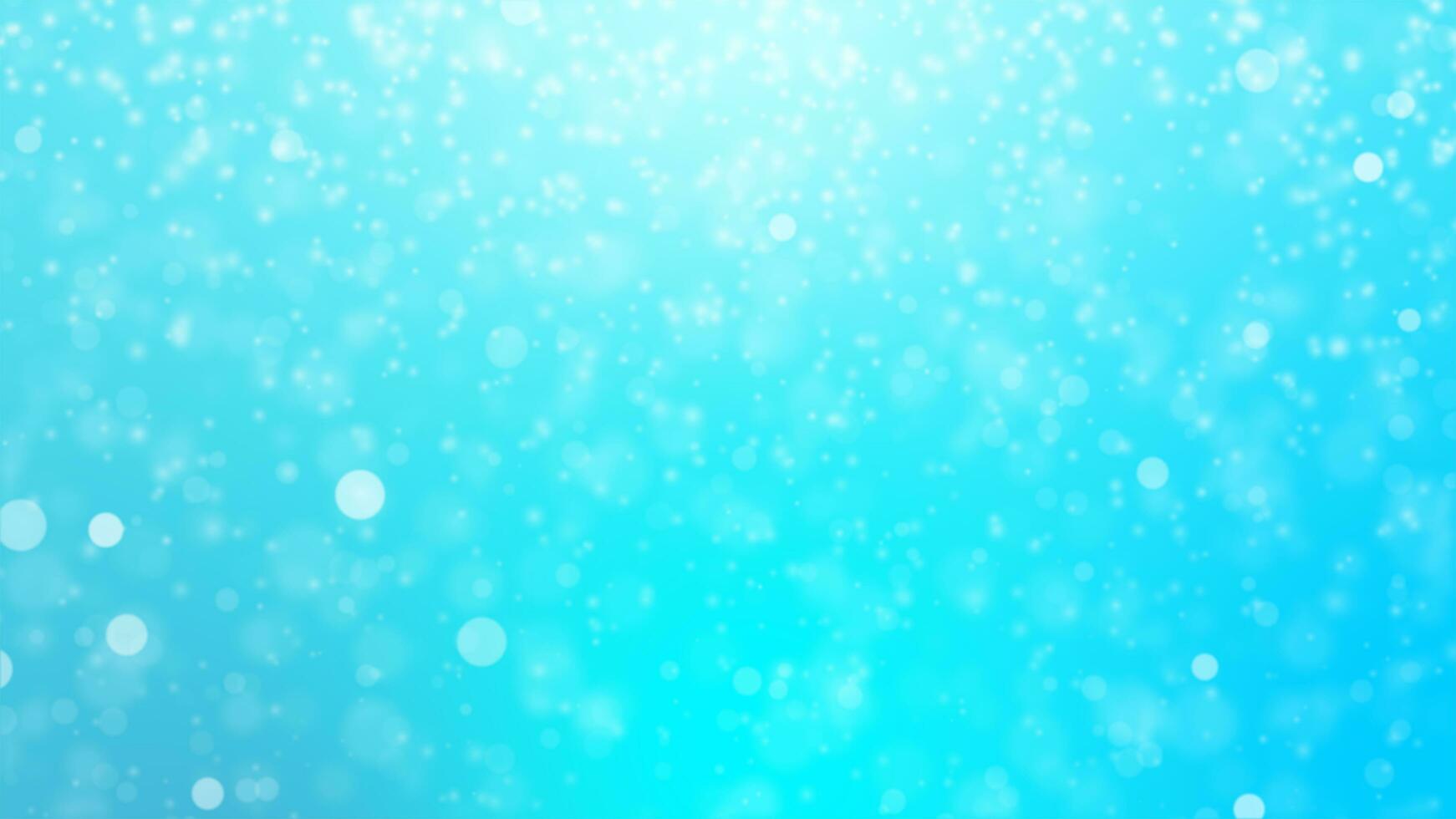 astratto sfondo con animazione di volante particelle come bokeh leggero bellissimo senza soluzione di continuità ciclo continuo. bolle neve galleggiante polvere particelle con bagliore su blu sfondo nel lento movimento dinamico vento nel aria foto