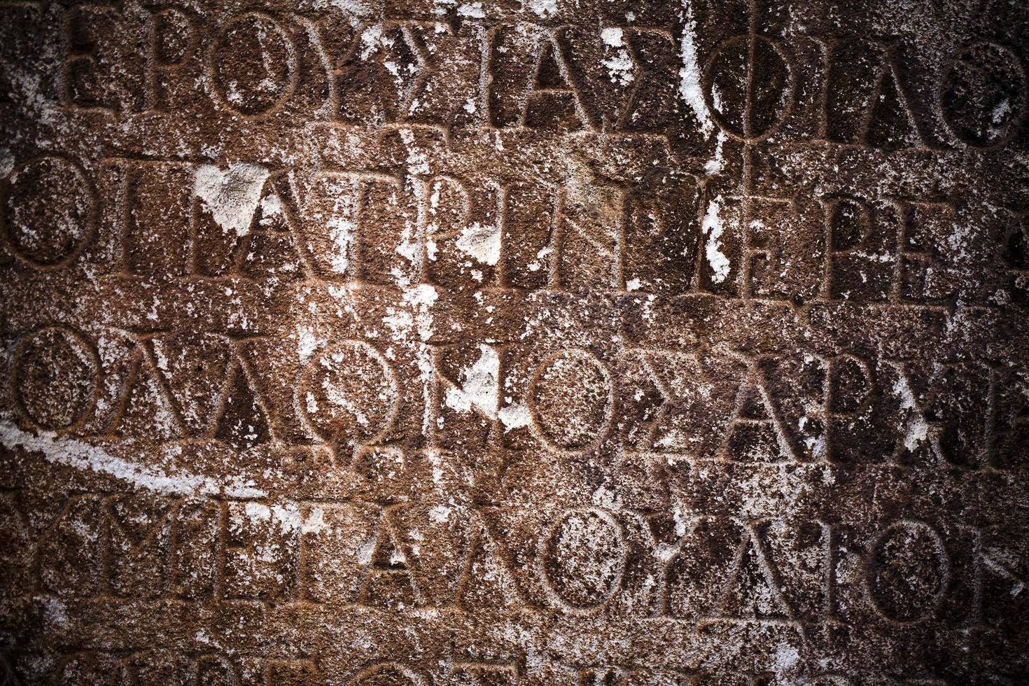 simboli storici segni alfabeti dell'antico egitto foto