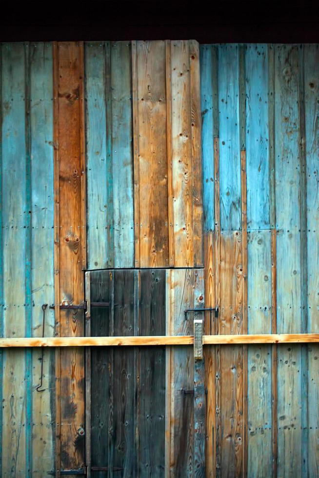 fondo astratto della porta di legno di lerciume foto