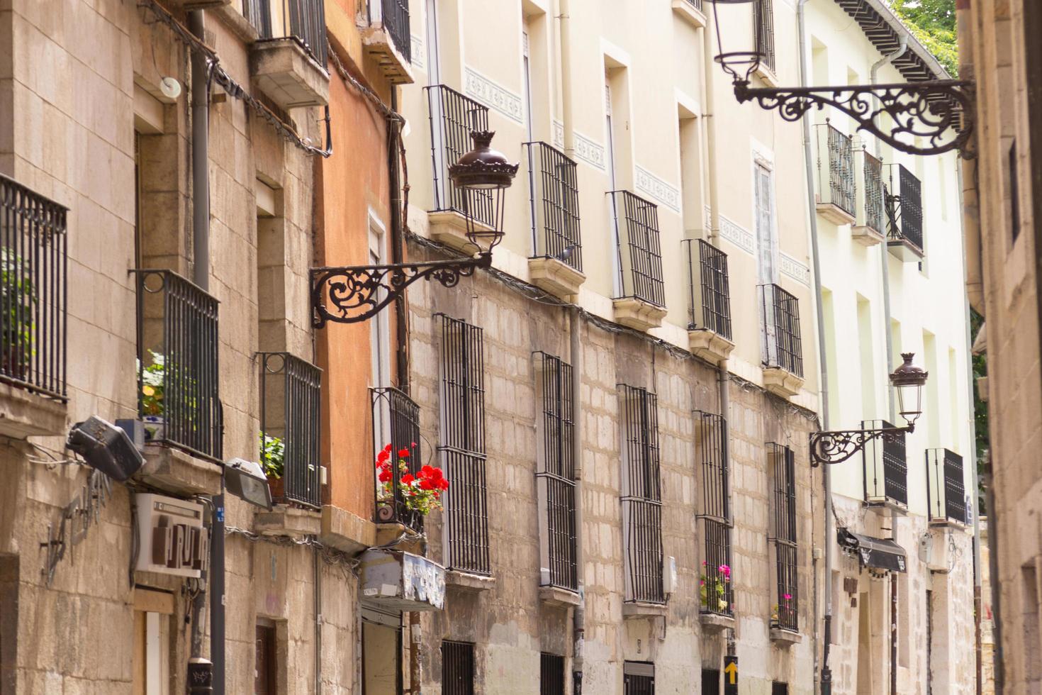 città di burgos, piccola città nel nord della spagna foto