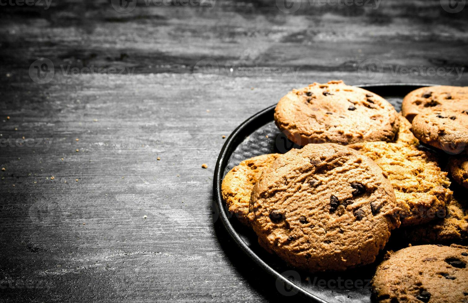 avena biscotti su un' piatto. foto