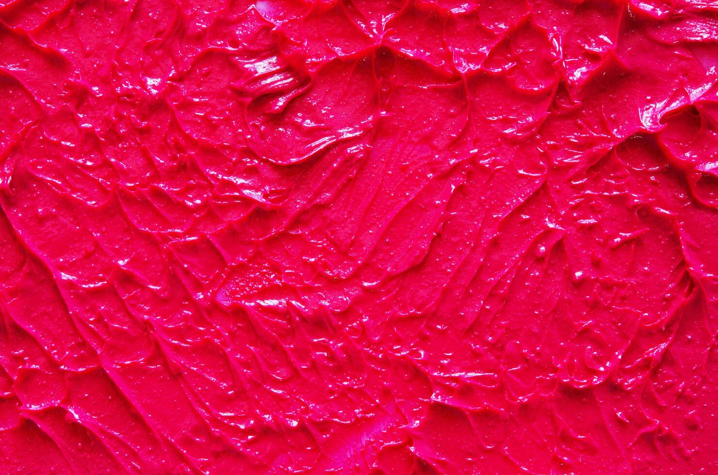 rossetto sbavatura campione struttura. astratto colorato rosa dipingere spazzola e colpi. - Immagine foto
