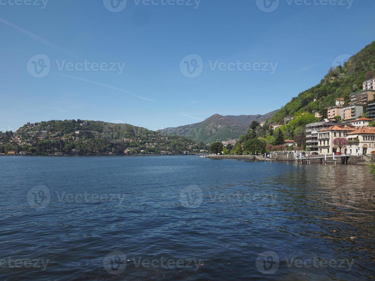 vista lago di como foto