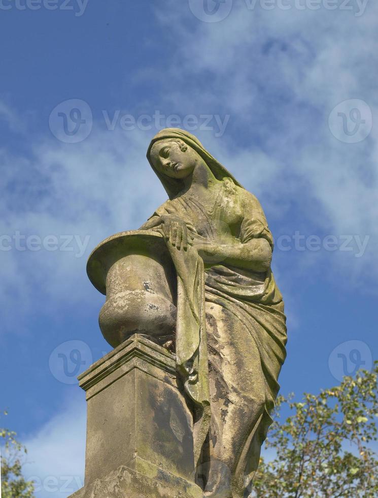 necropoli del cimitero di Glasgow foto