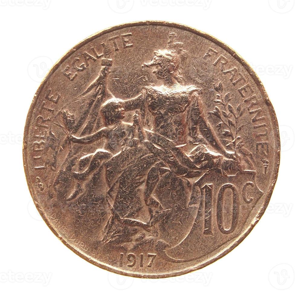 antica moneta francese foto