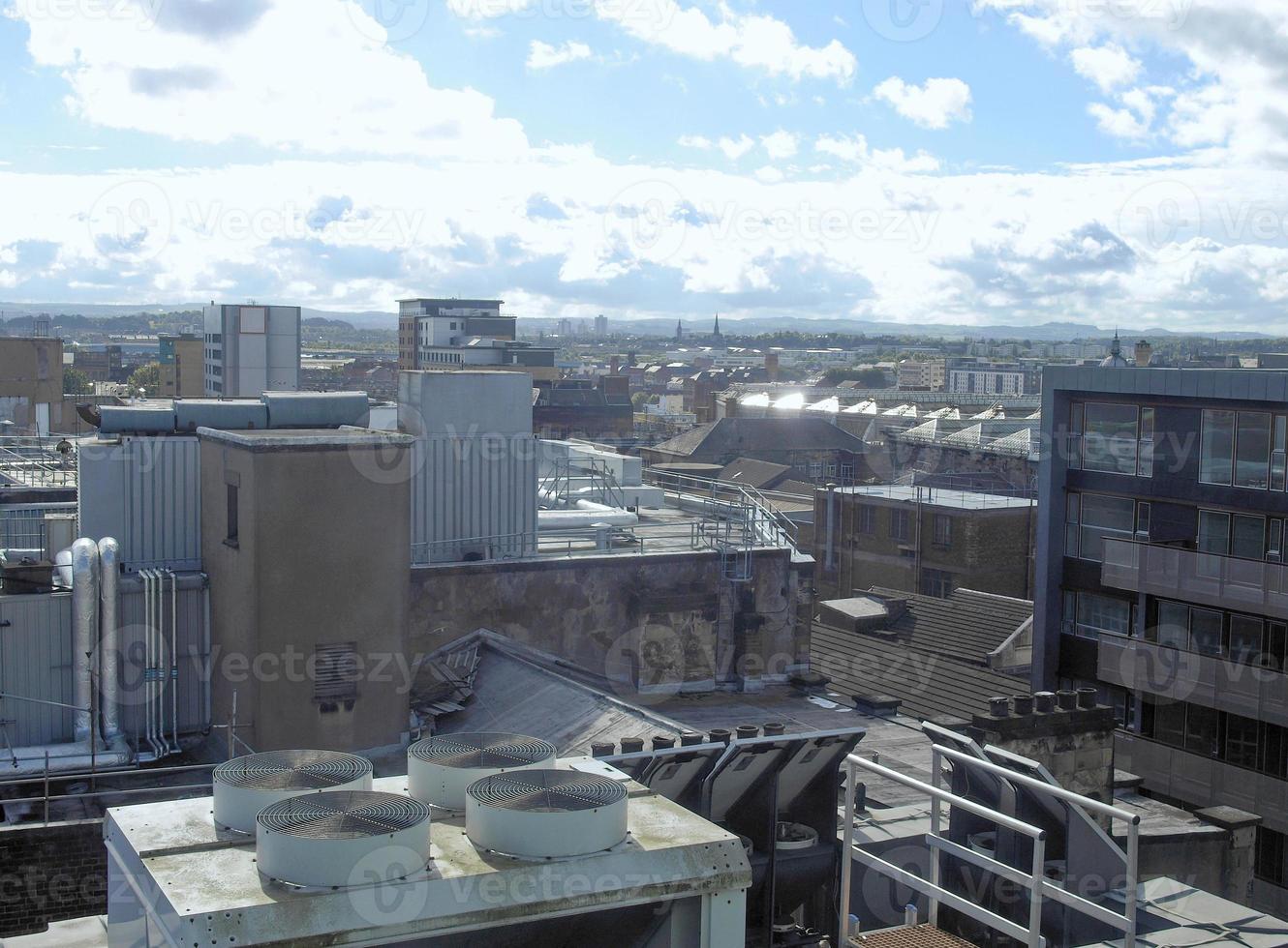 vista di glasgow, scozia foto