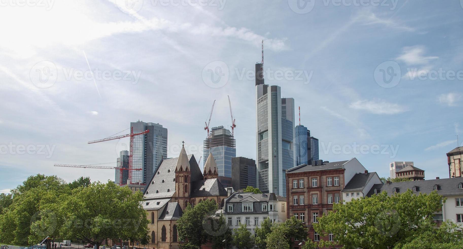 vista di francoforte, germania foto