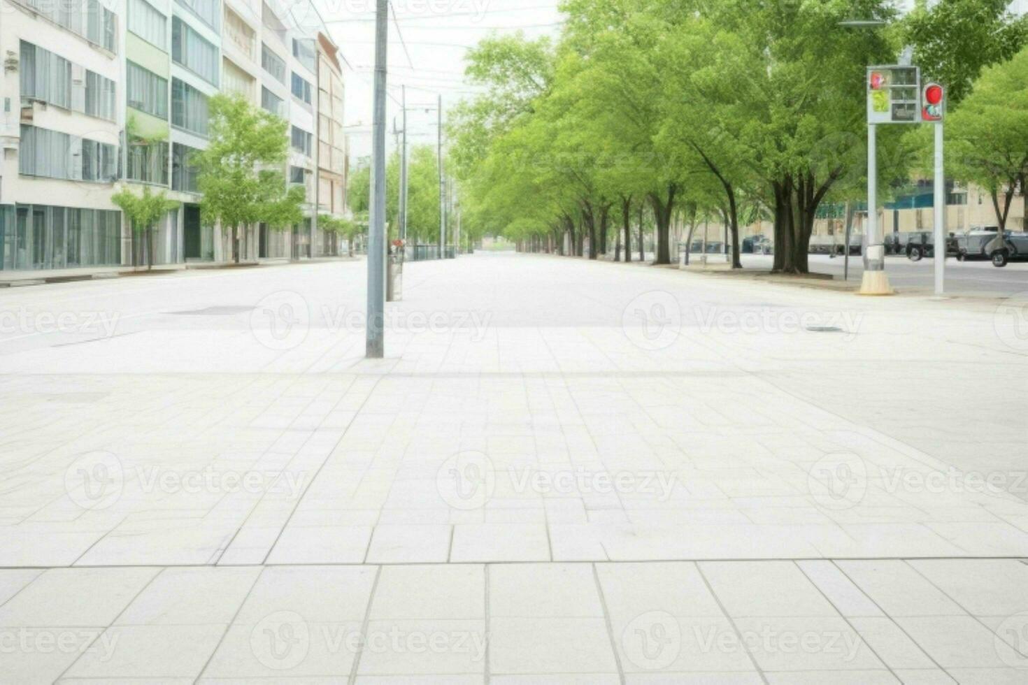 vuoto spazio su il strada. sfondo. ai generativo professionista foto